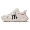 New MLB Chunky Runner Ath Flow Low Top Running Shoes Unisex Ivory White 3ARNATF4N-50IVS