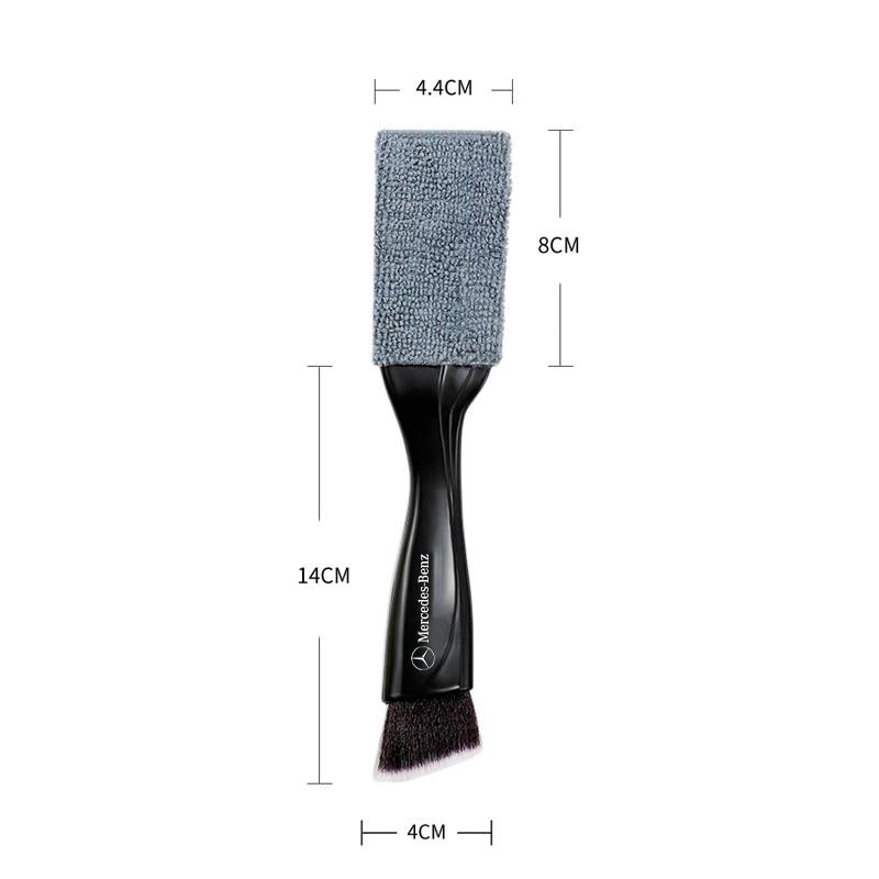 CDQ1 2025 Hot 2 In 1 Car Dust Tool Cleaning Brush Accessories Interior For Mercedes Benz AMG W203 W206 W220 W205 W211 W212 W201 W210