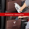 2Pcs Car Seat Back Protection Anti-Kick Pad Rear Seat Storage Bag For Tesla Model 3  Y S  X Cyberbruck Beast Roadster