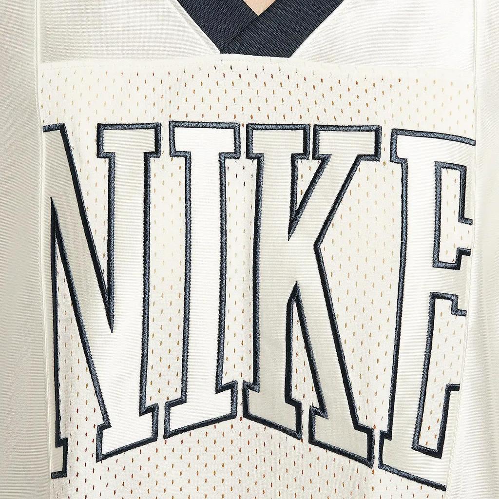 Nike Спортивная одежда, удобная модная мягкая дышащая футболка с коротким рукавом, женские топы, цвет Off-White HJ0281-133