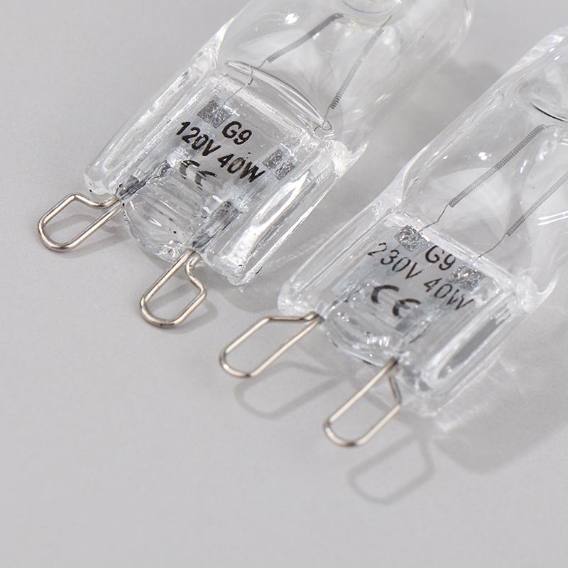 40W G9 Oven Light High Temperature Resistant Halogen Bulb Lamp For Refrigerators Ovens Fans
