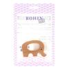 WOOD ELEPHANT TEETHING RING BLISTER K2010