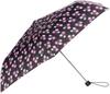 Складной зонт Fulton для женщин, черный, Япония, 50 см, (Свободный размер)