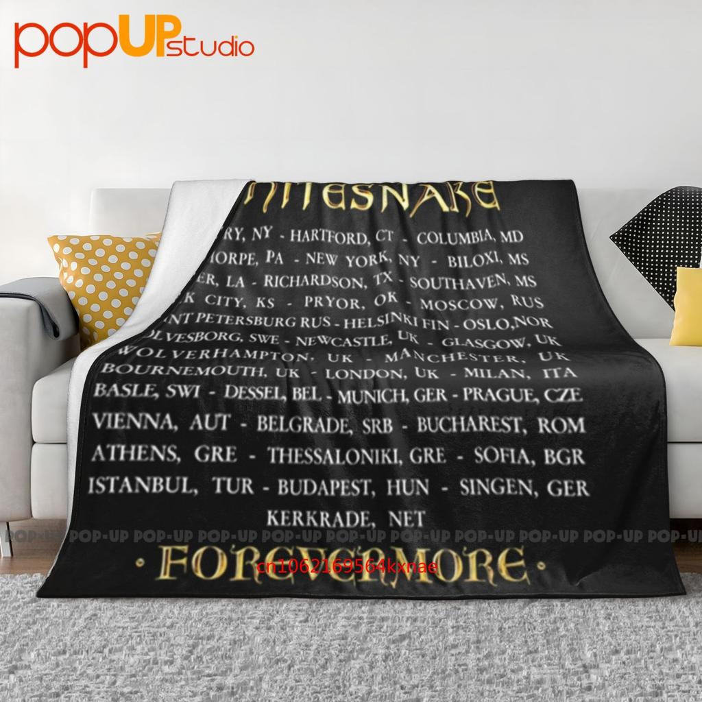 Whitesnake Forevermore Хэви-метал Ультрамягкое одеяло Плед Зимнее Покрывало для дивана Постельное белье