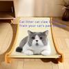 Cat Lounge Chair Made of Sisal Wooden Cat Scratching Pads Multifuction Cats Sleeping Bed Detachable Wear-resistant Cat Scratch Board