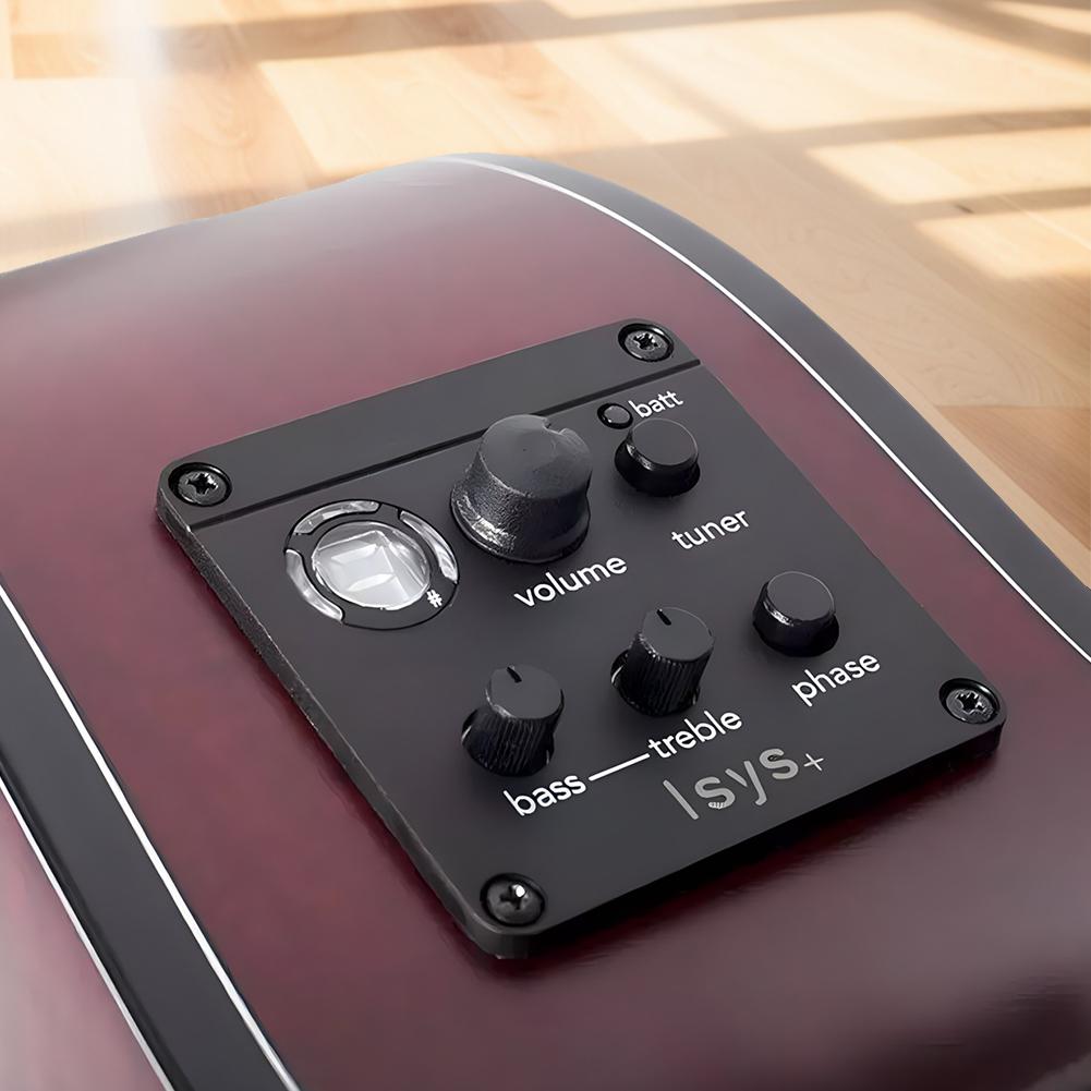 1-2 шт. Звукосниматель для акустической гитары Бортовой предусилитель Пьезозвукосниматель для Fishman ISYS+ Классическая акустическая гитара EQ Тюнер Пьезозвукосниматель