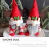 2 шт. Рождественские декоративные куклы Сто Настольный гном Подарок Украшение Рождественские украшения Милые гномы Ткань