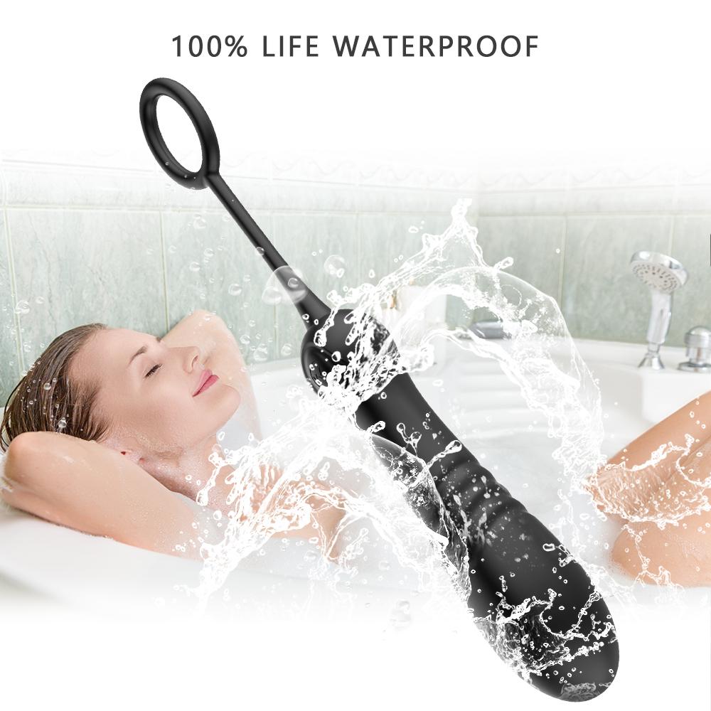 Женский беспроводной пульт дистанционного управления, стимуляция клитора G-spot, секс-игрушка, массажер, фаллоимитатор, автоматический выдвижной пуля