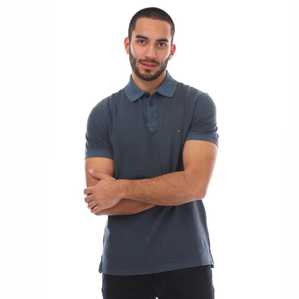 Tommy Hilfiger Mens Garment Dyed Regular Polo Shirt