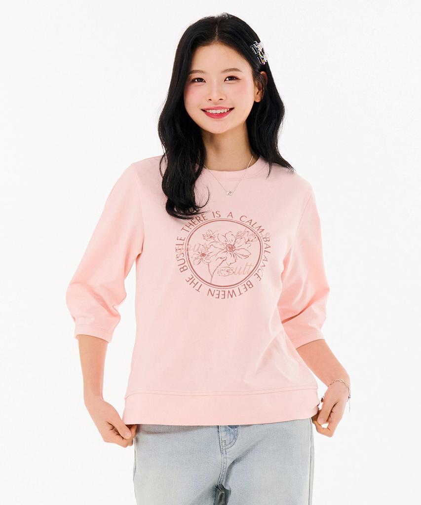 CHASECULT Women'S Volume Sleeve 3/4 Sleeve Sweatshirt-Farg5169B0P