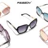 UV Fashionable UV For B2289 [FEISEDY] Women's Sunglasses, Polarized, Protection, Sunglasses, Protection, Sports, UV400, Lightweight, Driving, Large,