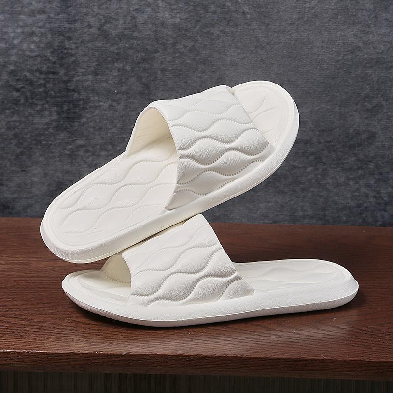 Тапочки женские для улицы летние домашние толстоподошвенные гостиничные комнатные для ванной противоскользящие сандалии для душа мужские