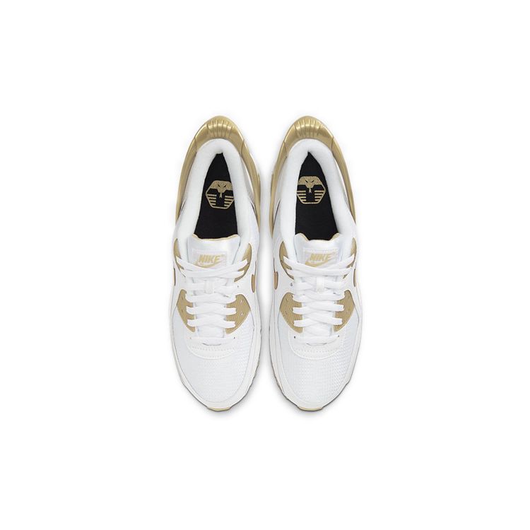 nike air max 90 flyease white and gold