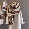 New Winter Scarf For Women Long Warm Cashmere Scarves Hijab Solid Lady Shawl Wrap Female Pashmina Bandana Head Scarfs