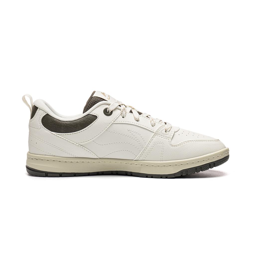 Кроссовки для скейтборда Li Ning Tianji LITE Мужские Низкие Кокосовое Молоко Белый/Сушеный Сосновый Зеленый AGCW253-4