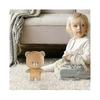 (Khaki)Cute Bear Doll Milk And Mocha Bear Plush Doll Kawaii Soft Plush Cartoon Toy