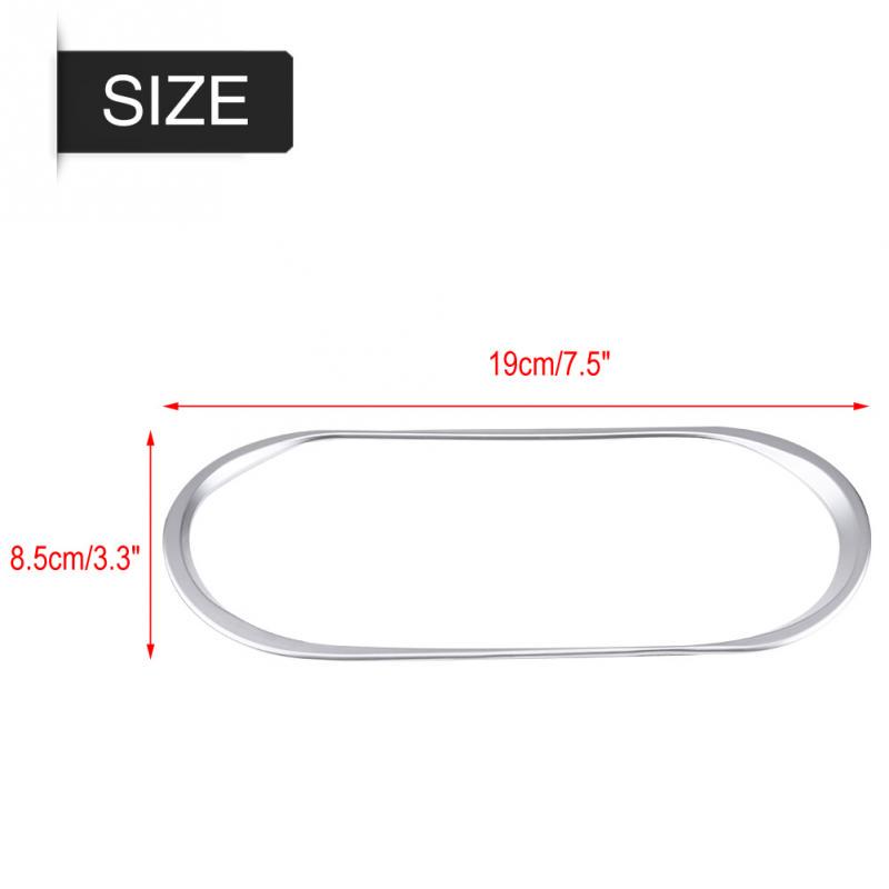 Автомобильный держатель для стакана с водой, крышка центральной консоли, держатель для стакана с водой, накладка серебристого цвета для Mercedes-Benz A/CLA/GLA-class