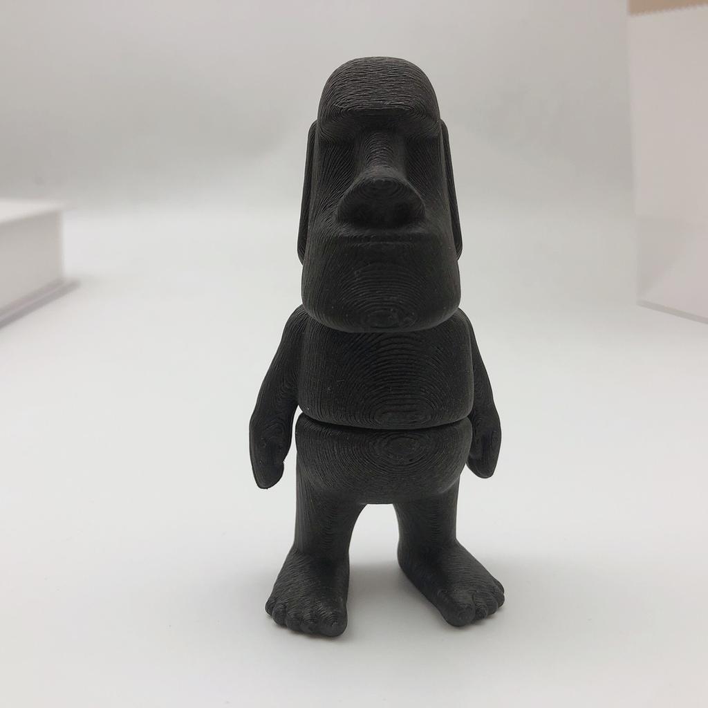 Creative Easter Island Moai Movable Statue, 3D Printed Easter Island Moai Decorations, Unique Easter Island Themed Decorations