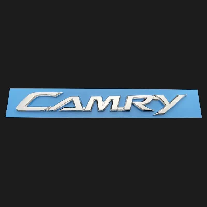 FVEX7 3D ABS высокое качество для автомобиля Toyota Camry Буква передняя Эмблема Задняя крышка багажника Наклейки значок стикер Наклейка стайлинг автомобиля Аксессуары