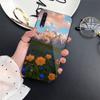Чехол для телефона Fresh Flowers для Samung A32 A51 A52 NOTE 10 20 S10 S20 S21 S22 Pro Ultra Black PC Glass Phone Cover