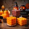 Halloween, Pumpkin, Magic Cube Aromatherapy Candles, Funny, Creative Home Furnishings, Festival Gifts, Handheld Gifts, Pumpkin Shapes