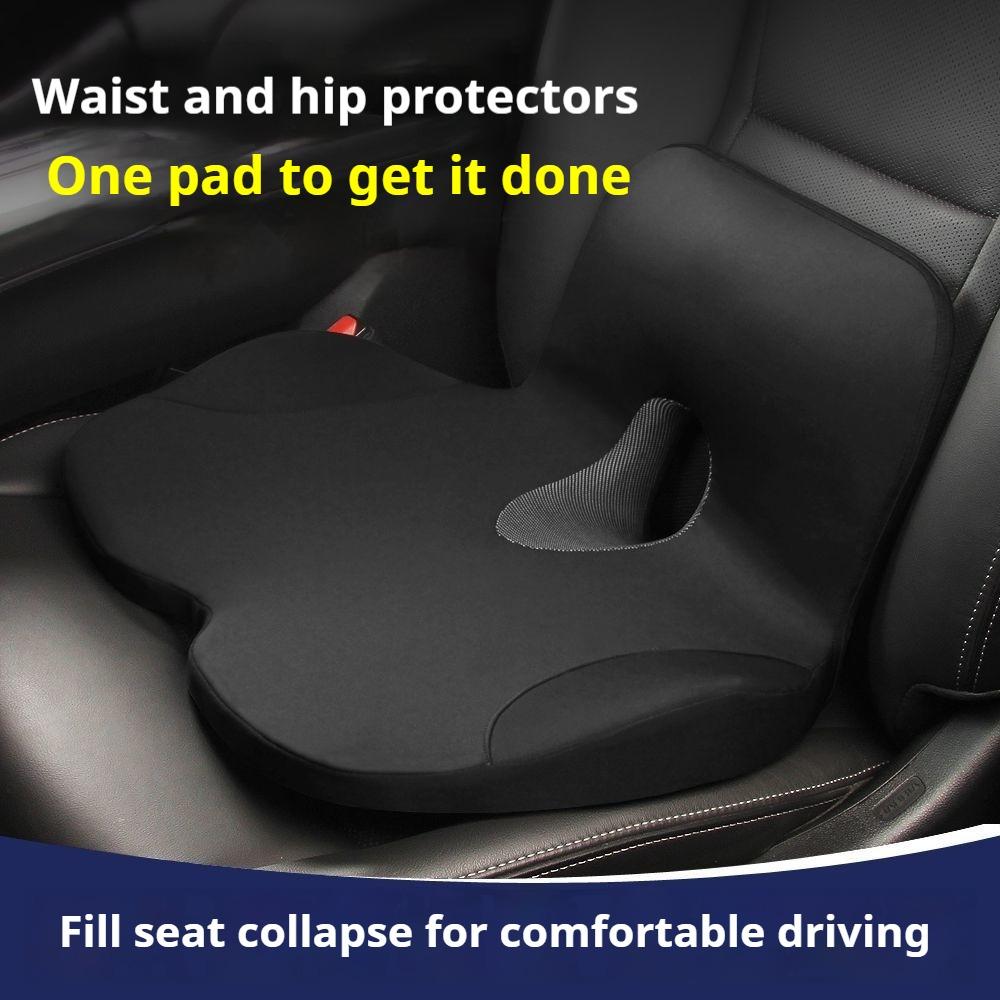 Основное сиденье водителя автомобиля, подушка сиденья с эффектом памяти, подушка-реле, подходящее всесезонное сиденье-бустер, универсальное комфортное сиденье