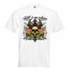 T Shirt Faith Is My Religion Skull Bikershirt Gothic Bike Club Mc Motorcycle Vintage Graphic Streetwear Versatile