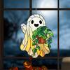 Ghost Hanging Decoration Acrylic Ghost Series Sun Catcher Cartoon Ghost Halloween Decoration for Windows Porch Walls