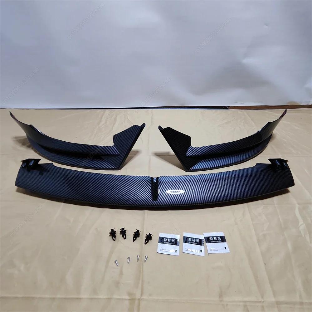 Car Front Bumper Lip Spoiler Splitter Diffuser For Tesla Model 3 2017 2018 2019 2020 2021 2022 2023 Bodykits Tuning Part ABS