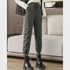 Winter 2024 Women's High-Grade Cotton Harem Pants: Fashionable, Warm, Thick, Cold-Proof, Loose-Fit for Moms.