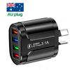 Австралийское USB Быстрое Зарядное Устройство Вилка AU Быстрая Зарядка Зарядное Устройство для Мобильного Телефона 3.1A Множественное 4 Порта USB Адаптер для Путешествий Настенное Зарядное Устройство
