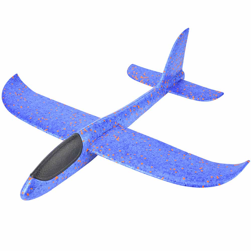 Самолет-планер из пенопласта EPP, метаемый рукой, игрушка для детей для улицы, подарок, синий