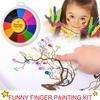 Funny Finger Painting Kit for Kids Non Toxic Washable Finger Paint Finger Drawing Toys DIY Crafts
