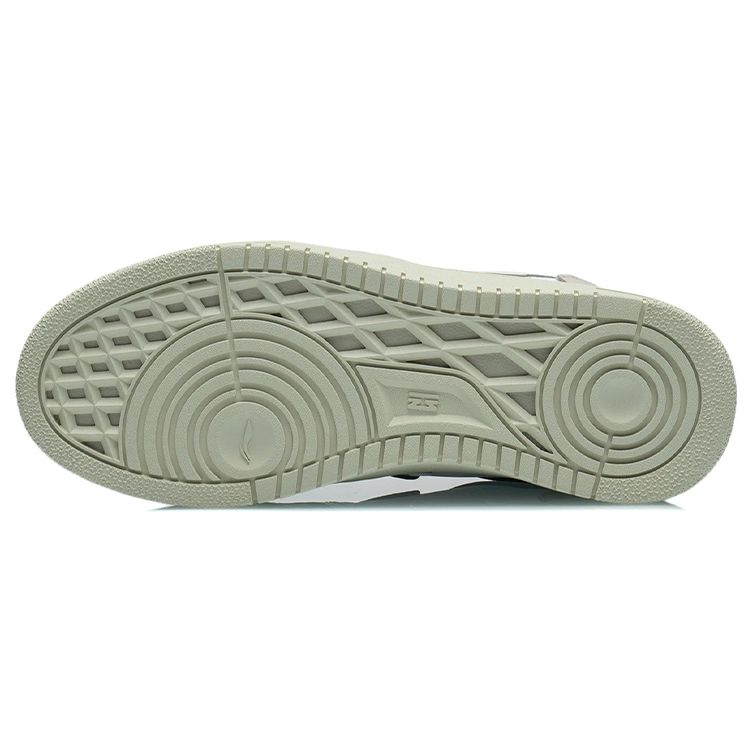 Li-Ning Non-Slip Wear-Resistant Low-Top Skate Shoes Women Sneakers Champagne White AGCR466-3