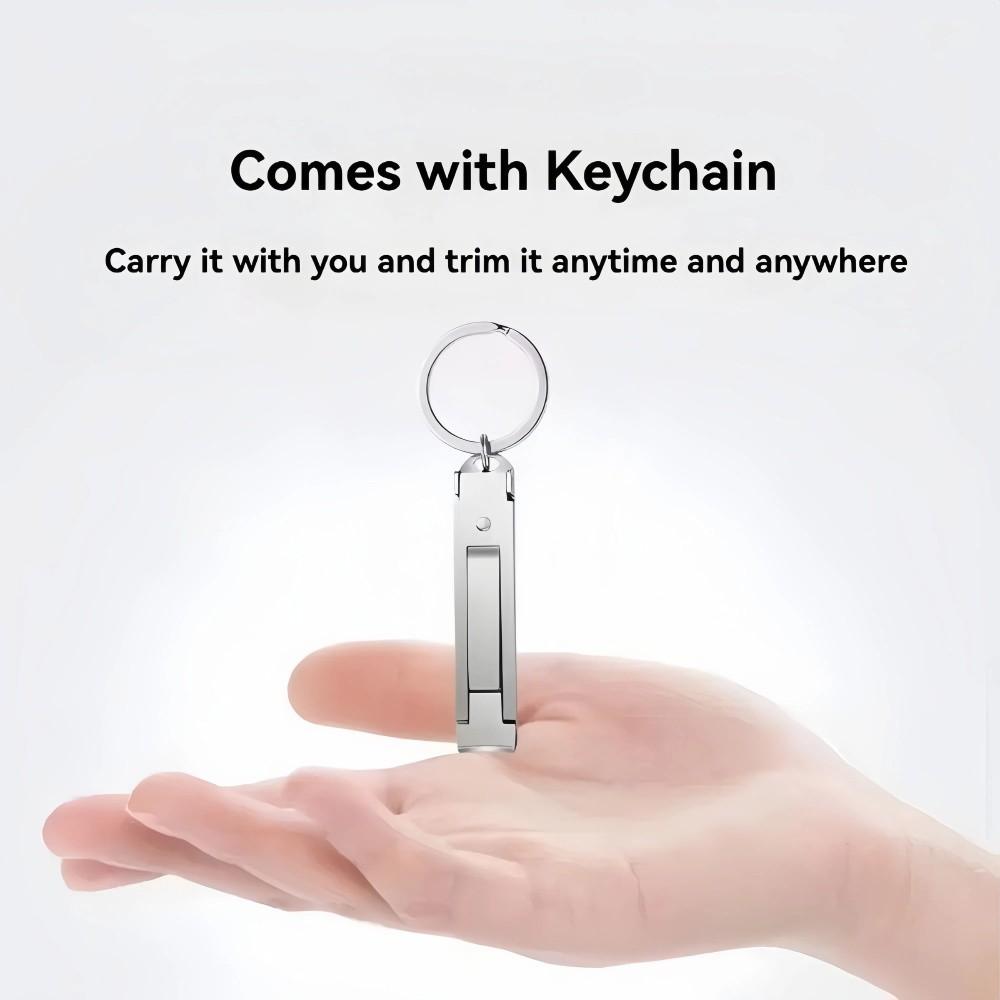 Складные кусачки для ногтей Высокоуглеродистая сталь Нержавеющая сталь Кусачки для ногтей Дом Ногтевой салон