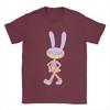 Jax The Amazing Digital Circus T Shirt for Men  Funny T-Shirt O Neck Bunny Rabbit Tees Short Sleeve Clothing Graphic