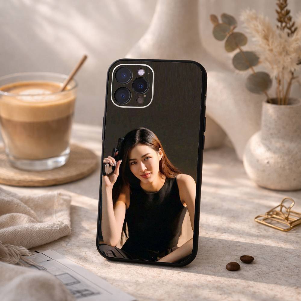 Чехол для телефона актрисы L-Lingling Kwong для iPhone17,16,15,14,13,12,Plus,Pro Max, 5G Другие Мягкий Черный Чехол