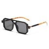 Vintage Square Sunglasses for Men Women  Retro Double Bridge Male Sun Glasses Eyewear Trendy Luxury Brand Design