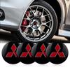 vdpc7 56mm 60mm Wheel Hub Protective Cap Shell Stickers Car Exterior Accessories for Mitsubishi Lancer 9 Eclipse Cross Delica Pajero O