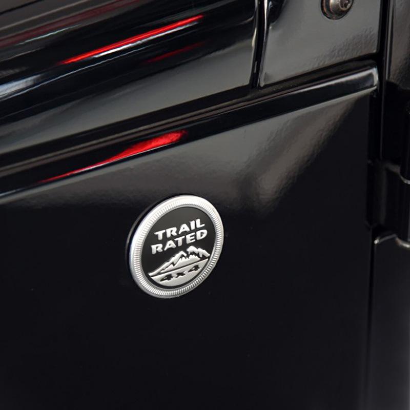 Металлические наклейки с эмблемой 4X4 Trail Rated для Wrangler, Patriot, Grand Cherokee - Разные цвета