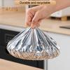 10/100Pcs Aluminum Foil Film Insulation Food Covers Heat Resistant BPA Free Kitchen Fresh-Keeping Insulation Film Food Storage Covers