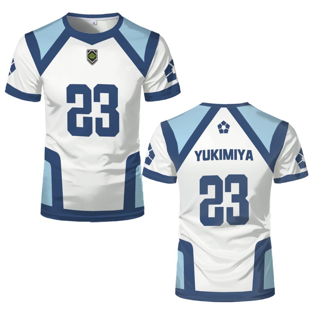 Японский аниме Blue Lock Сезон 2 Новая футболка с круглым вырезом Женская спортивная футболка с коротким рукавом Детская повседневная футболка с коротким рукавом