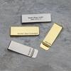 Personalized Money Clip Engraved Gift Custom Engraved Cash Clip Wallet Personalised Gift for Dad Money Clip for Husband