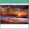5d Full Diamond Painting Diy Each Sunset Diamond Embroidery Full Lay Cross Stitch Home Decor Handmade Gift