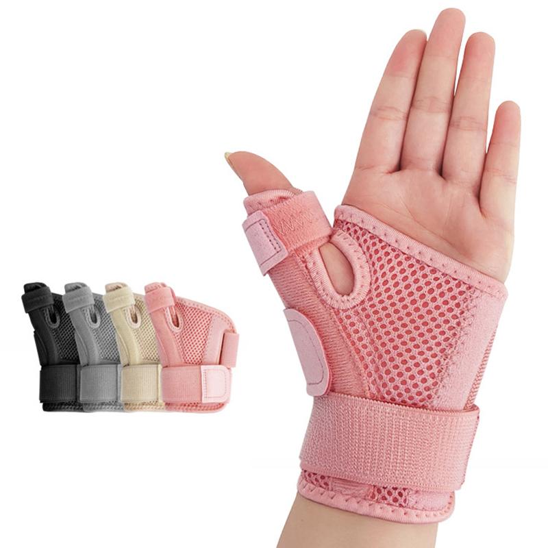 Гибкая шина для поддержки запястья и большого пальца при тендините, артрите, дышащая защита для большого пальца, подходит для правой и левой руки