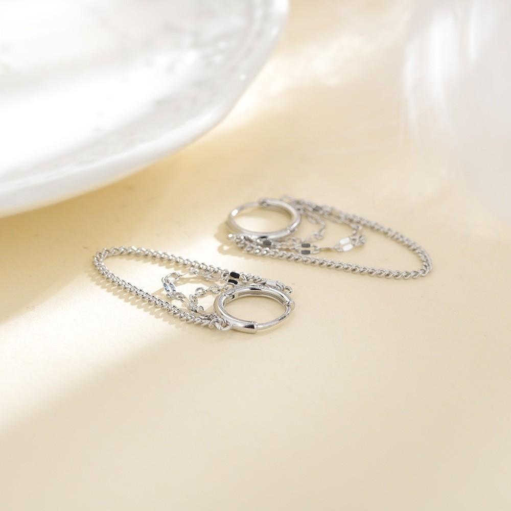 Tassel Chain Earrings Hypoallergenic Ear Cuff Temperament Hoop Earrings  Daily Wear
