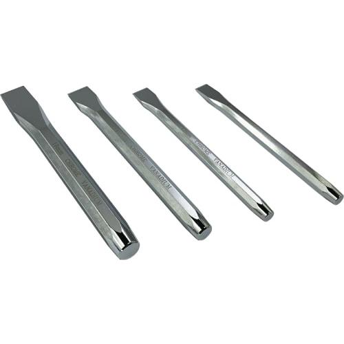 SIGNET Mirror Plated Chisel Set of 4, Octagonal Body, 60550