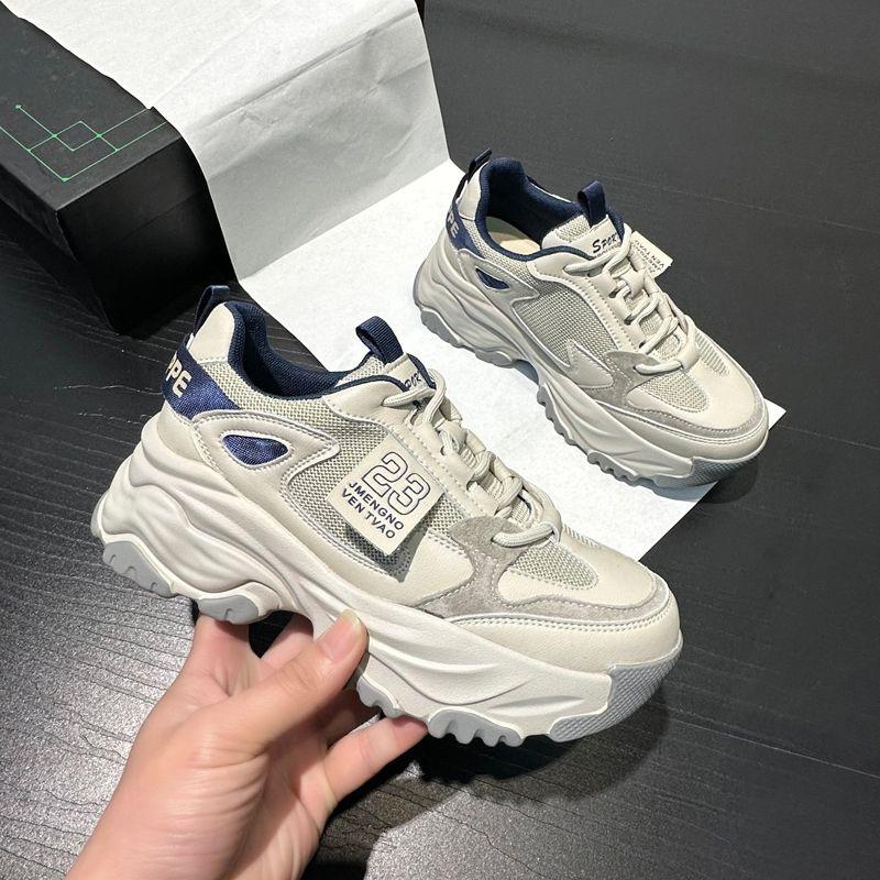 Женские модные массивные кроссовки, дышащая обувь Dad Shoes, модная легкая спортивная обувь, увеличивающая рост, универсальный дизайн