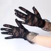 Women's Lace Floral Opera Tea Party Gloves Elegant Wrist Length Bridal Wedding Prom Gloves Costume Accessories