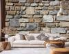 Wallpaper Stone Wall Stone Optics Wall 3d